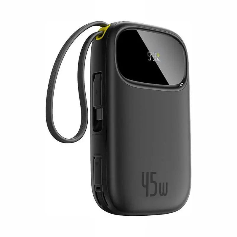 پاوربانک باسئوس مدل Qpow3 DualCable-45w - 2